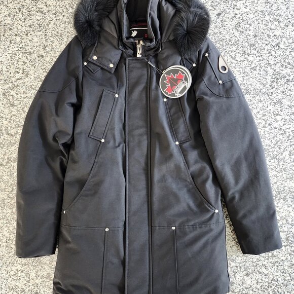 NWT Moose Knuckles Men’s Stirling Parka Black w/ Black Fur❄️ (#142)